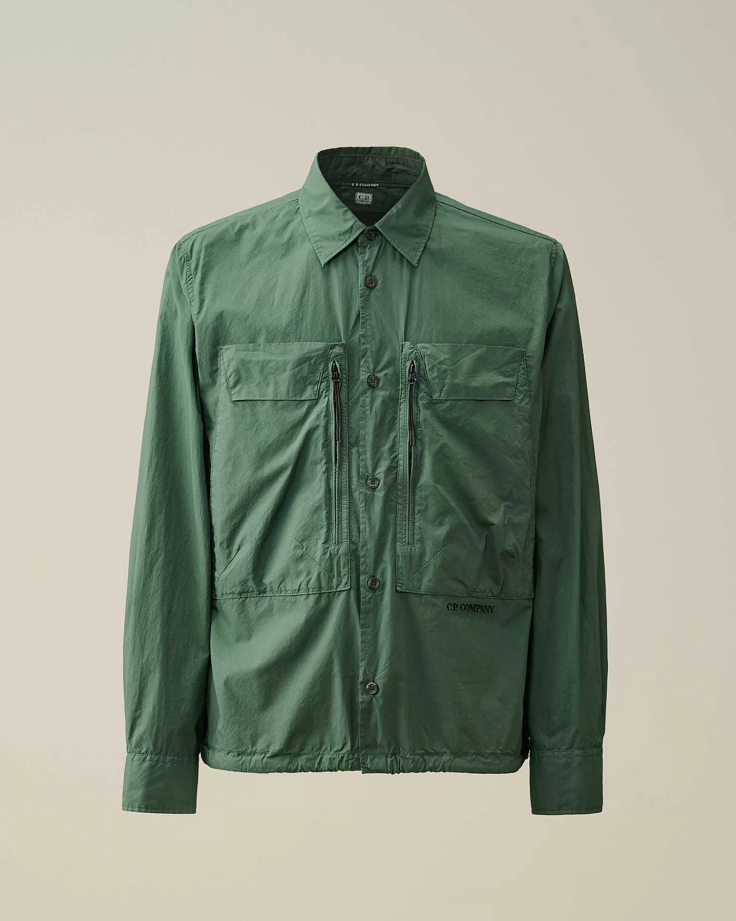 cotton_popeline_overshirt_2.webp Homme C.P. Company Surchemises^Cotton Popeline Overshirt