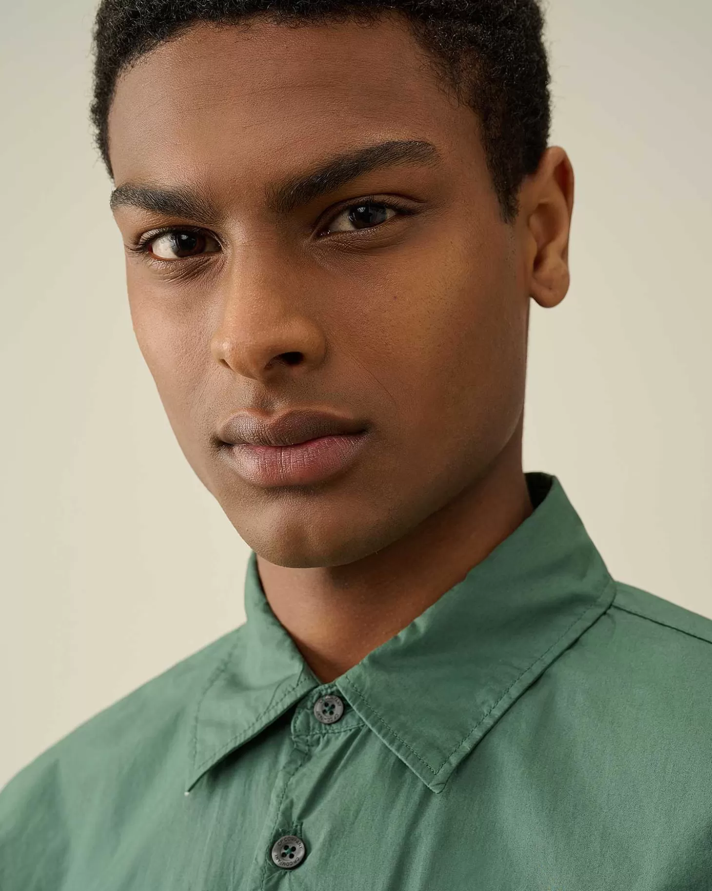 cotton_popeline_overshirt_3.webp Homme C.P. Company Surchemises^Cotton Popeline Overshirt