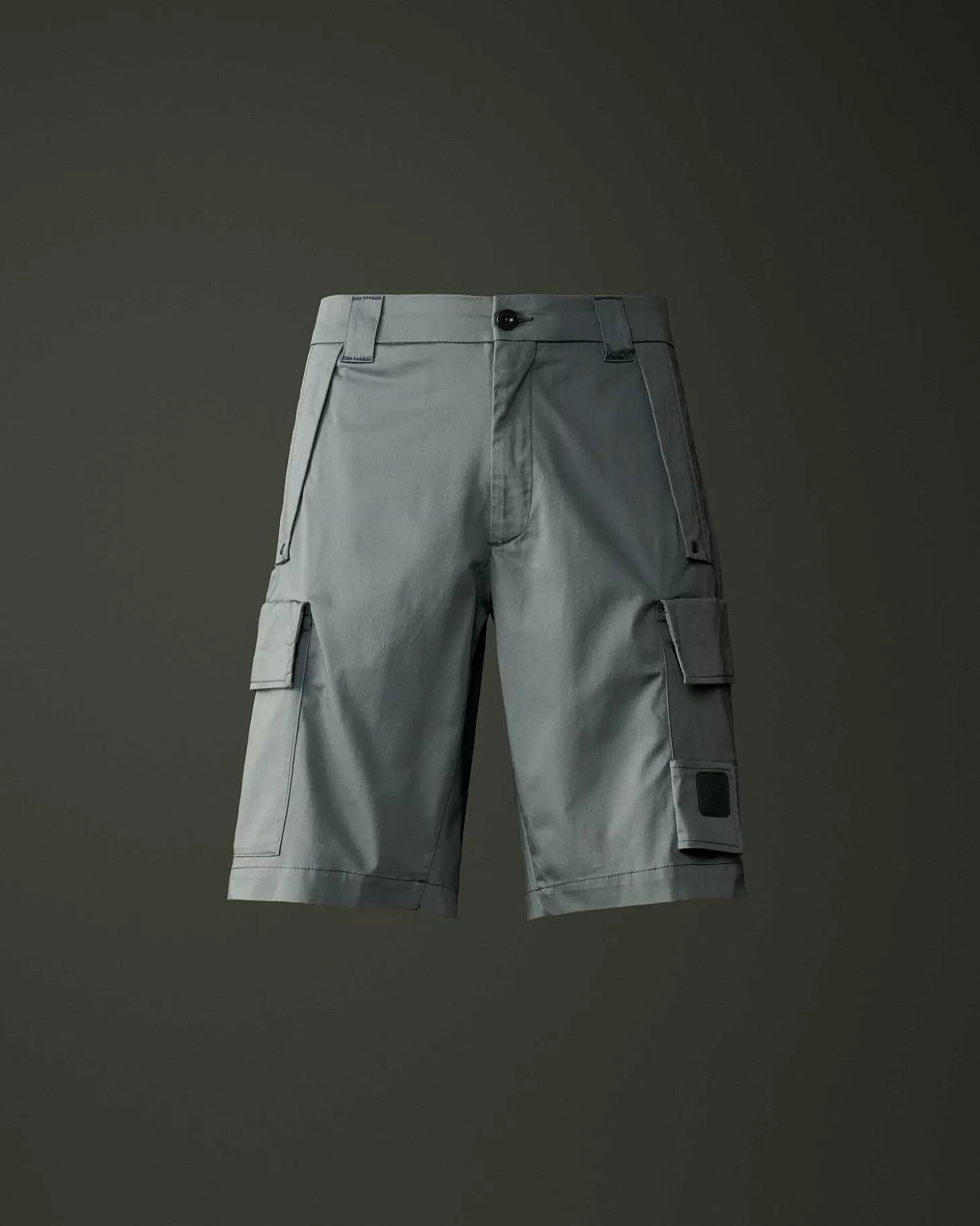 metropolis_series_stretch_sateen_cargo_shorts_2.webp Homme C.P. Company Metropolis Series^Metropolis Series Stretch Sateen Cargo Shorts
